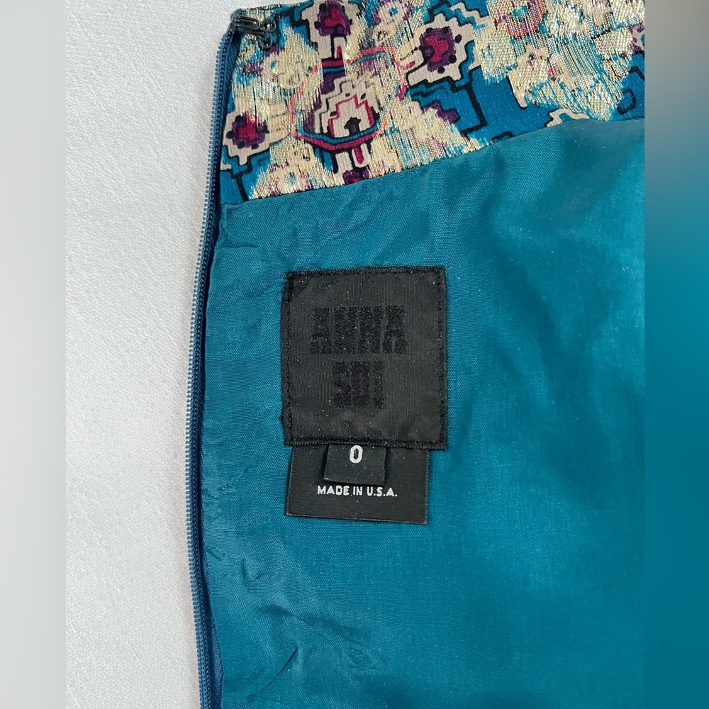 Anna Sui Graphic Minidress - Picture 5 of 6